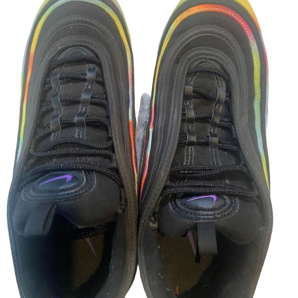 Nike Air Max 97  Tie Dye Black Sneaker Rainbow Pride Low Basketball Streetwear